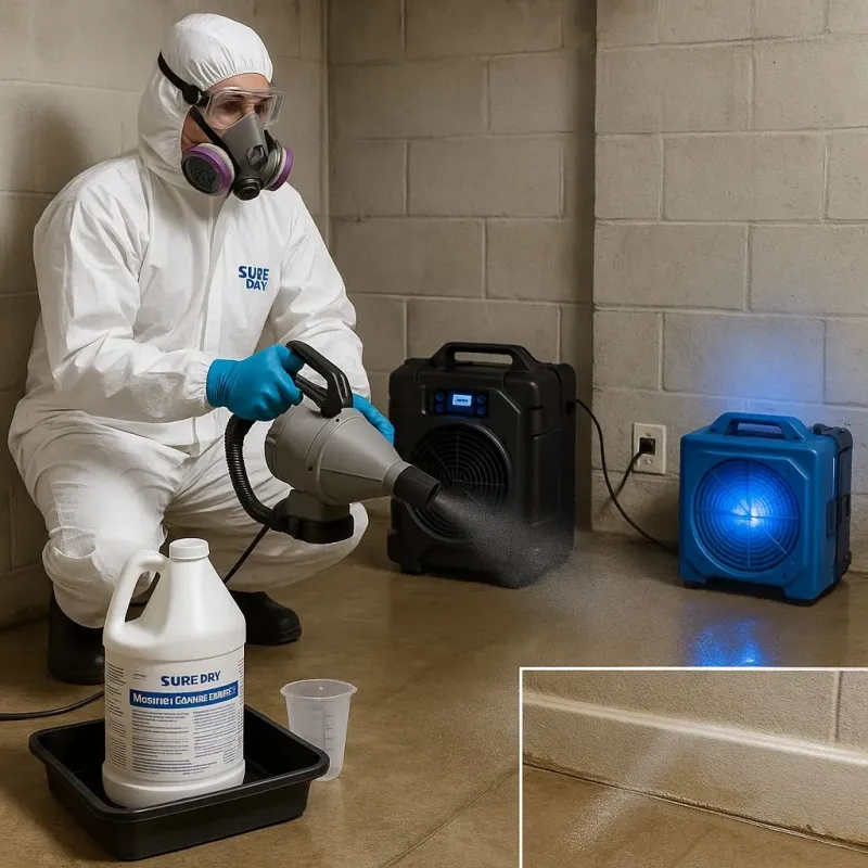 Sanitization and Odor Removal process in Minnetrista, MN