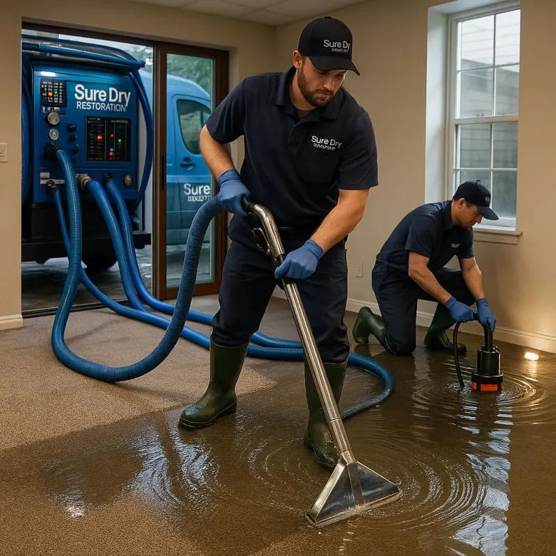 Water Extraction and Removal process in Minnetrista, MN